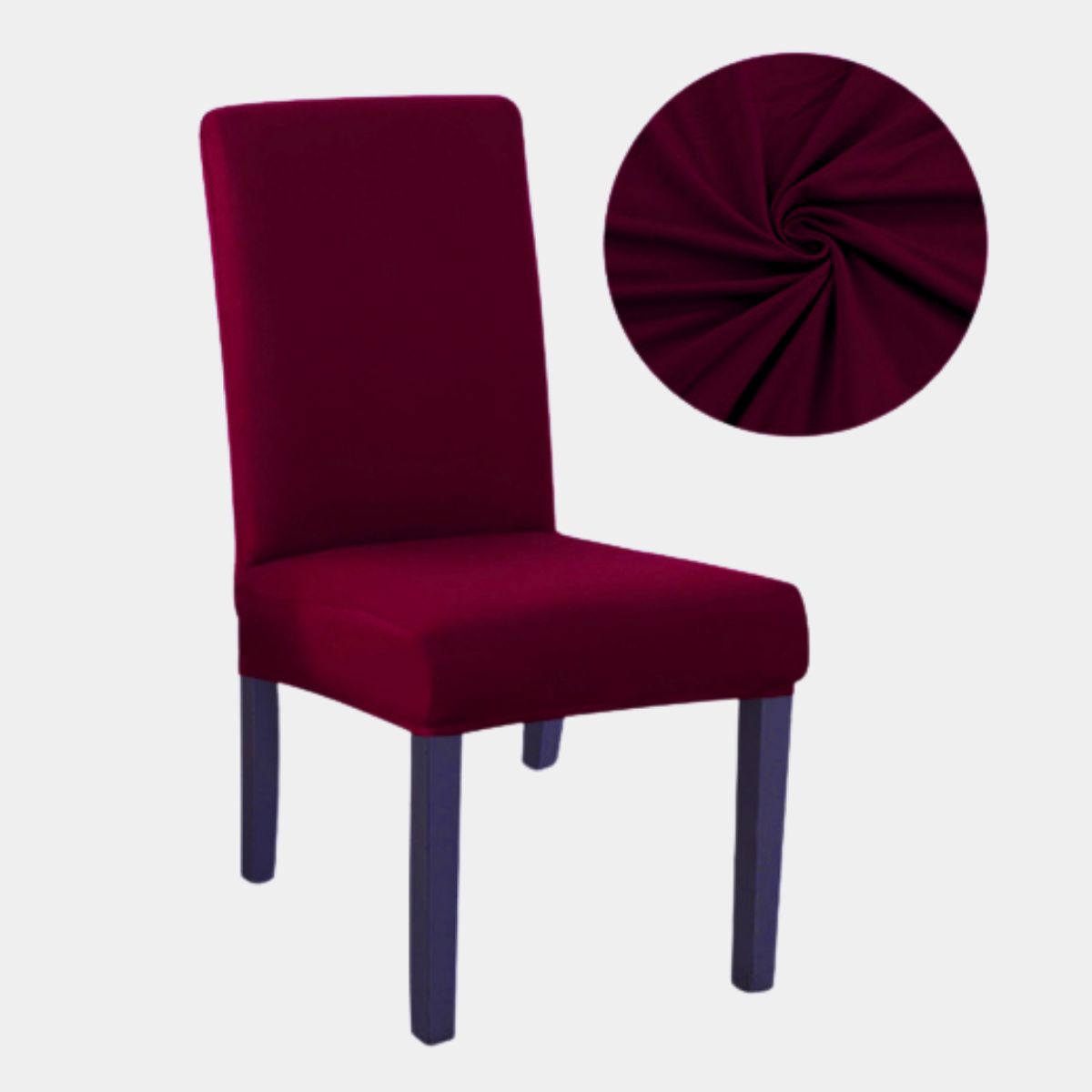 SALA FABULOSA - Funda protectora de silla Lycra Set 8 pzs soft wine Sala fabulosa