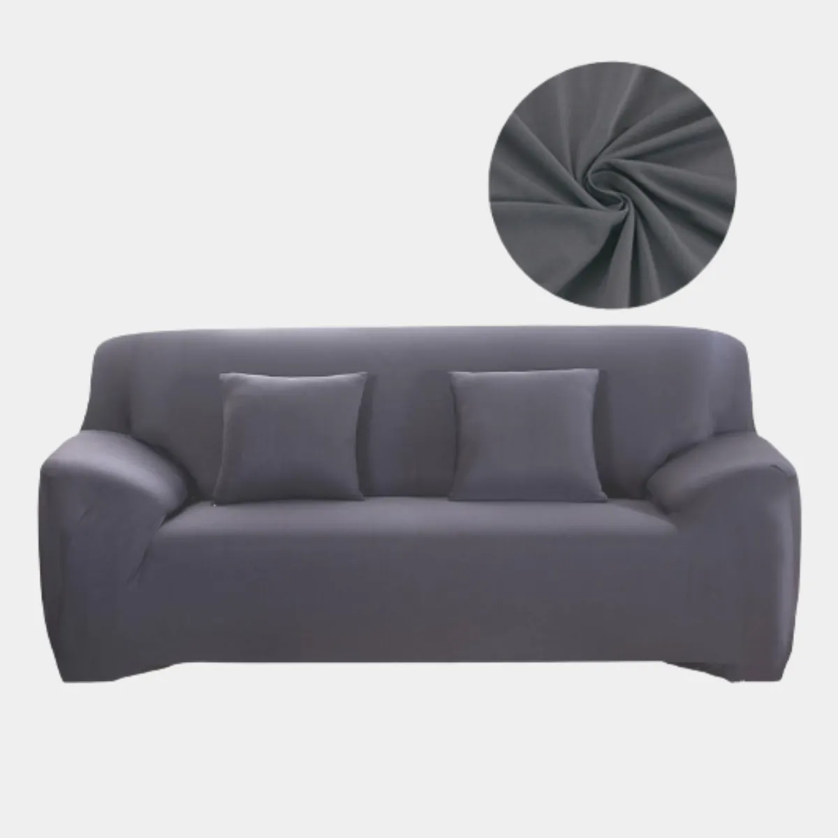 SALA FABULOSA - Funda protectora de mueble Lycra Set 3-2-1 pzs Gray Strong