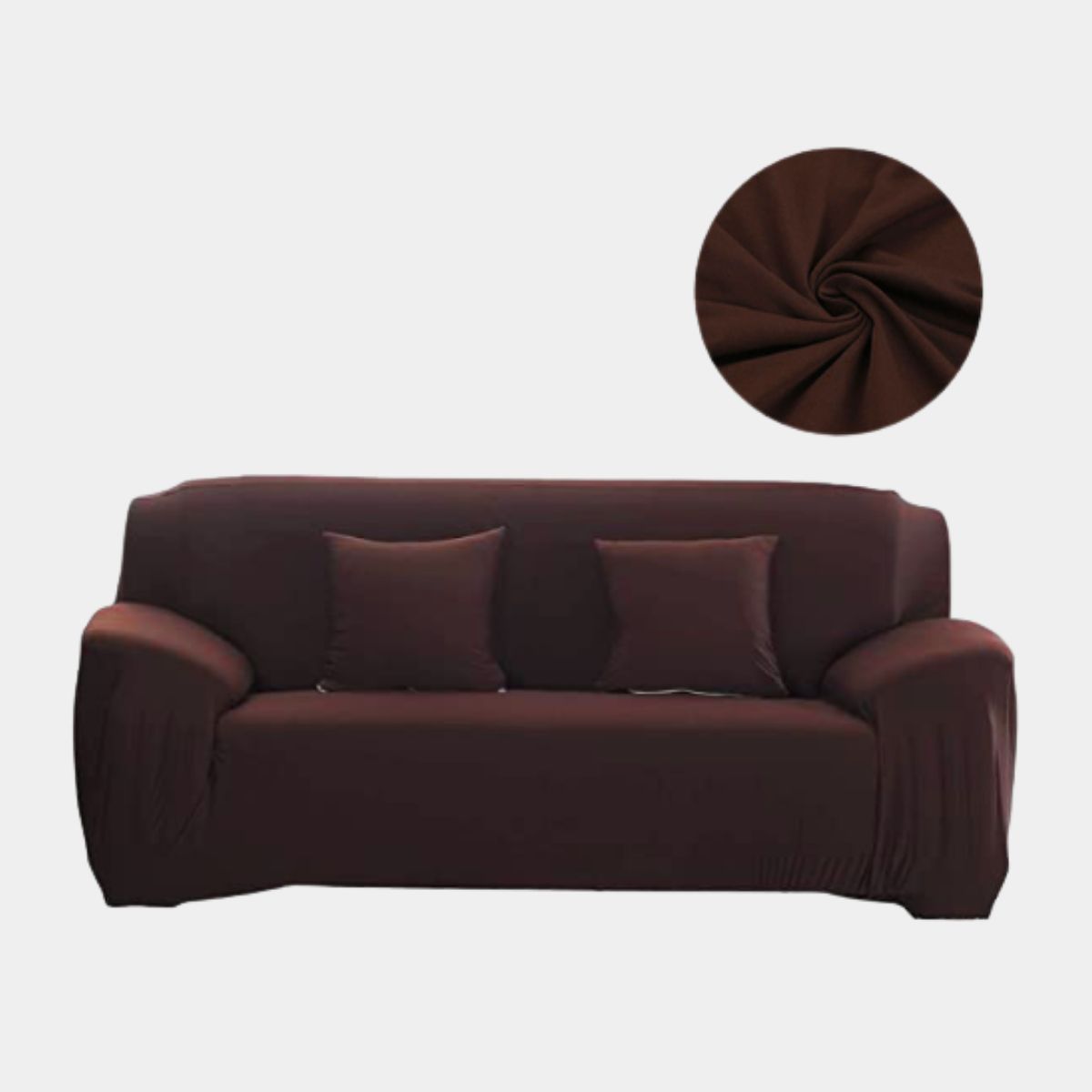 SALA FABULOSA - Funda protectora de mueble Lycra Set 3-2-1 pzs Chocolate intensive