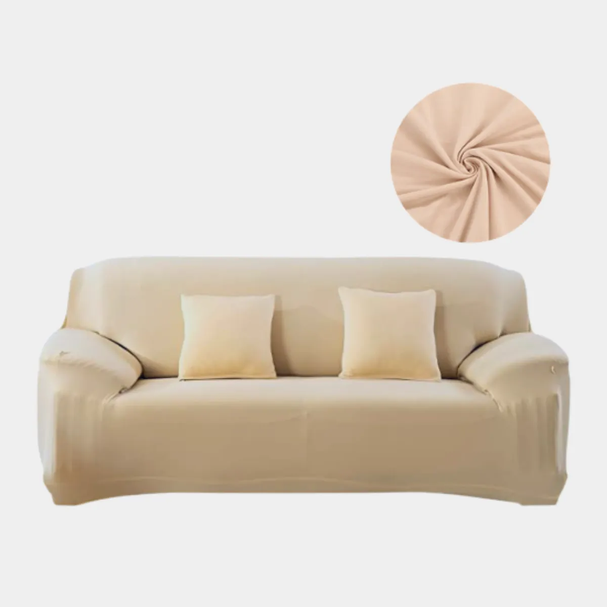 SALA FABULOSA - Funda protectora de mueble Lycra Set 3-2-1 pzs Cream Sala fabulosa