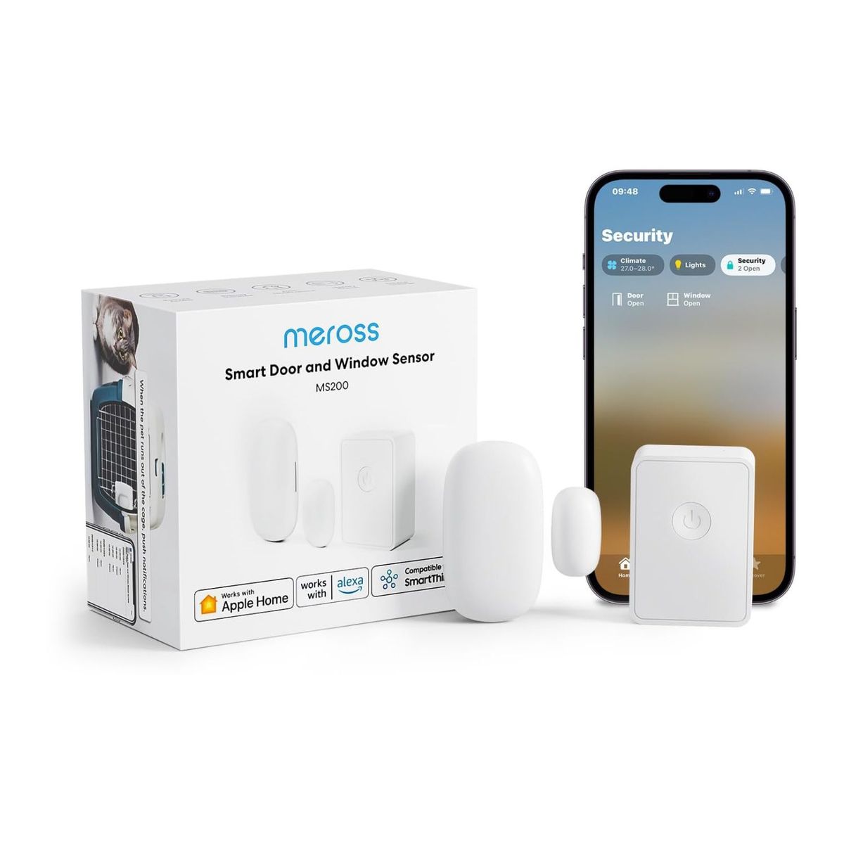 HOME ELECTRO - Sensor de Puerta Inteligente Apple HomeKit
