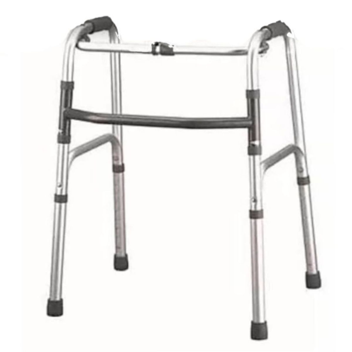 GENERICO - Andador de Auminio Plegable con Patas de Apoyo Antideslizante