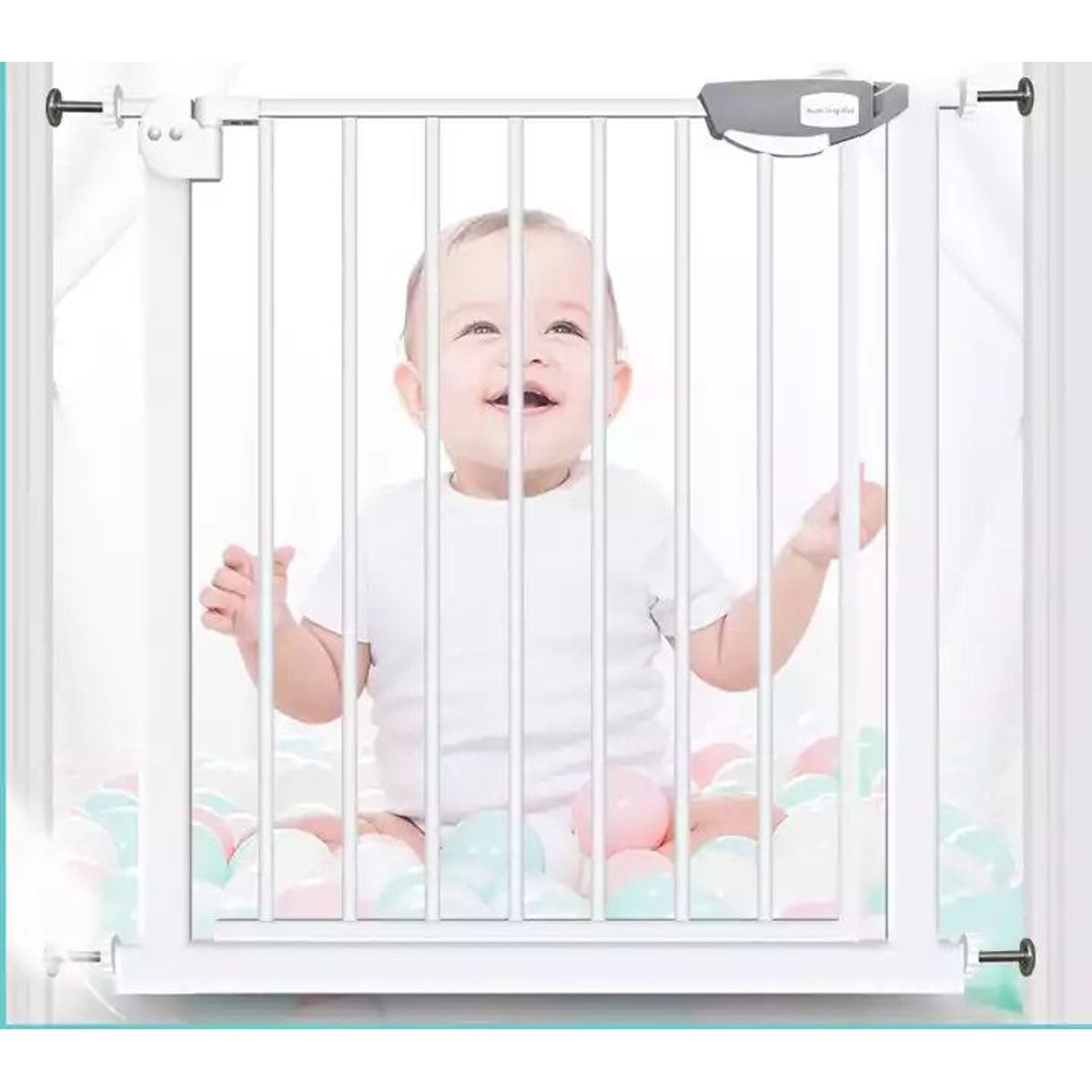 BABYKISS - Reja de seguridad para bebes y mascotas 71-77cm de ancho