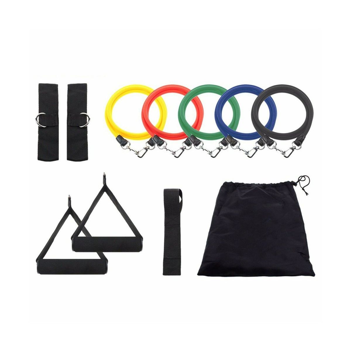 GENERICO - Set Ligas de Resistencia Elásticas Fitness Pilates