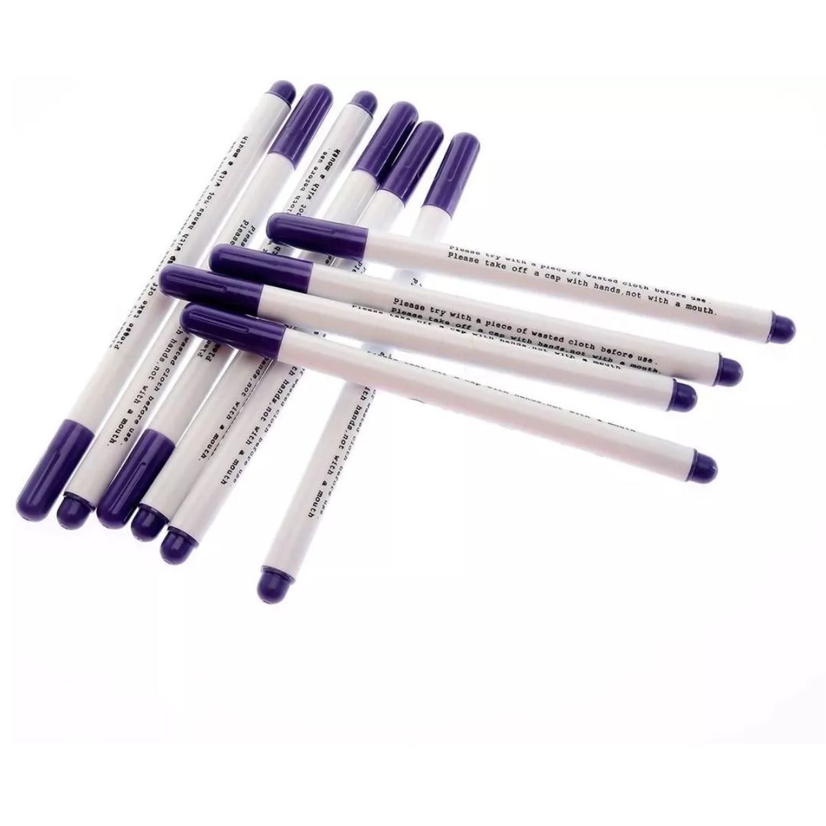 GENERICO - 4 Pzas Marcadores De Tela Plumón Borrable Solubles En Agua