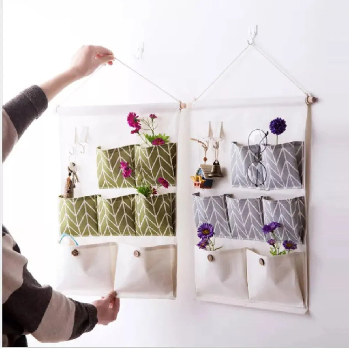 TODO FIT - BOLSA ORGANIZADORA DE 35CM ANCHO VERDE