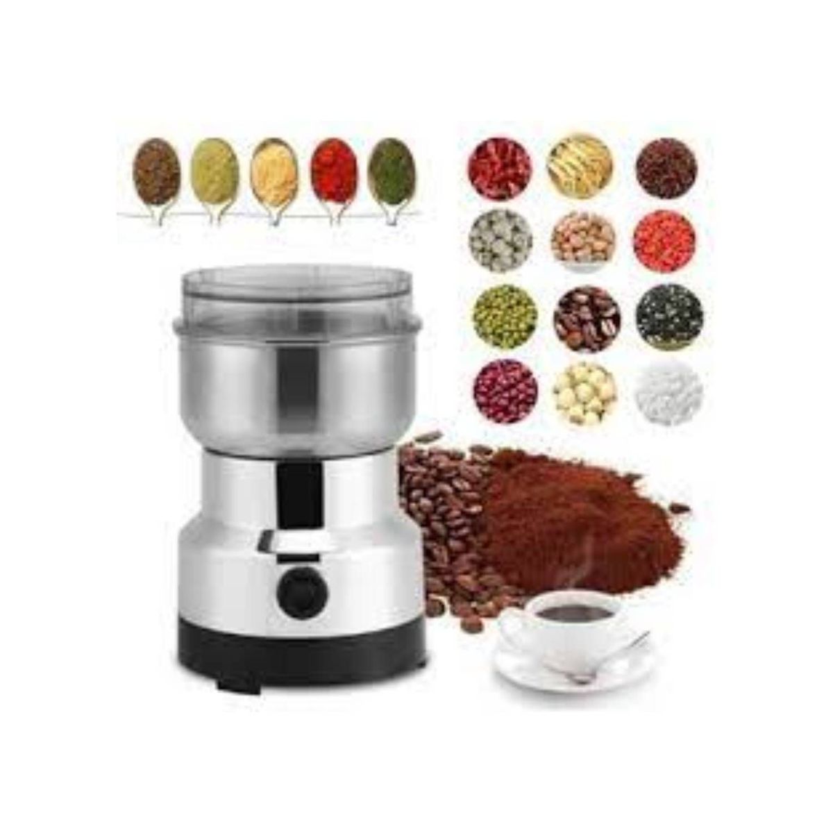 GENERICO - Molinillo Eléctrico para cafe De Acero Inoxidable 300 W – Moledor