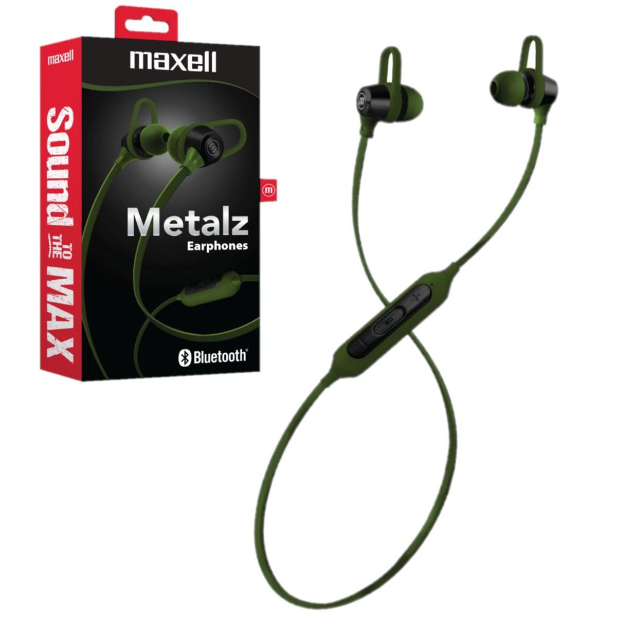 MAXELL - Audífono Bluetooth Maxell Verde Eb-bt750