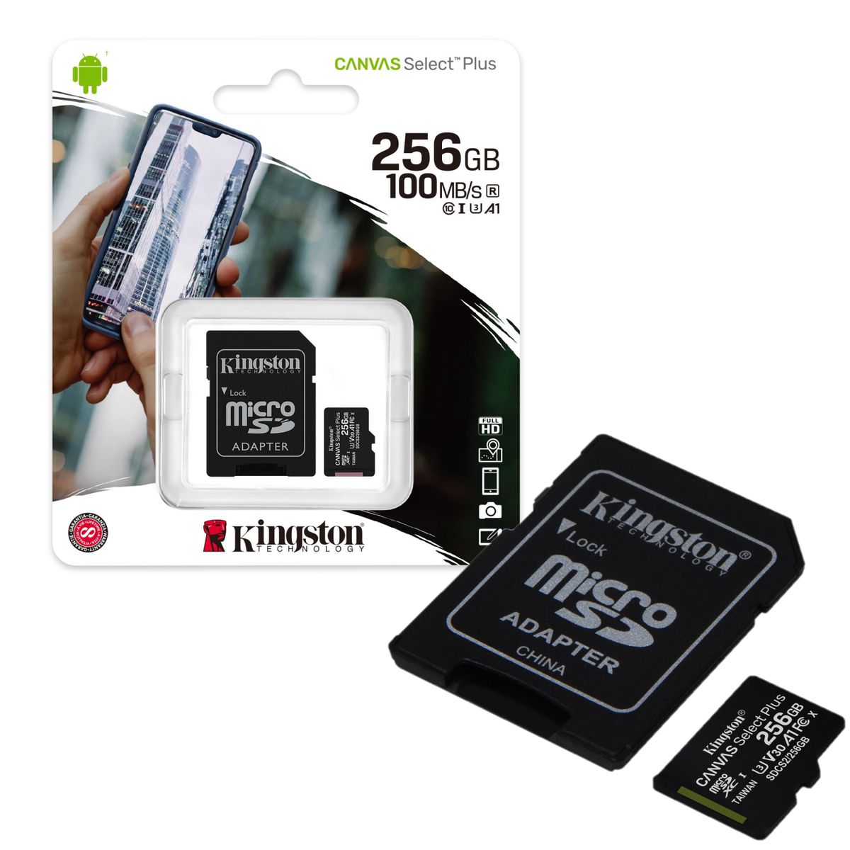 KINGSTON - Memoria Micro SD Kingston 256GB