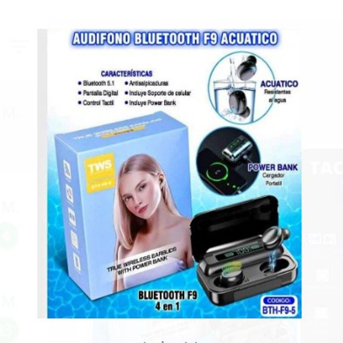 GENERICO - Audifonos Táctiles  Inalámbrico de Calidad