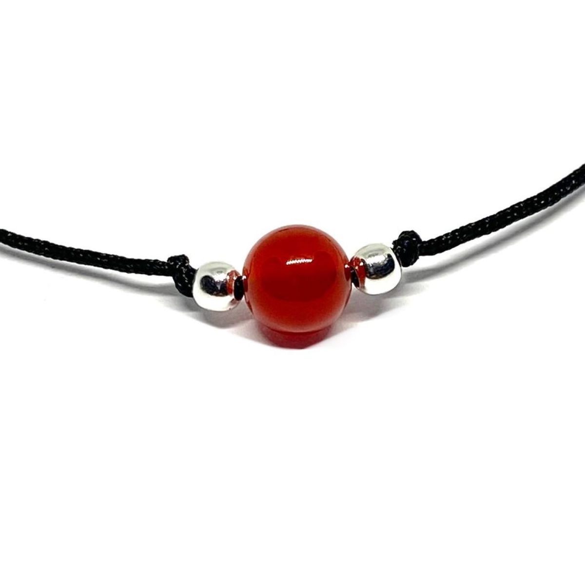 ESPIRAL ROJO - Pulsera Cornalina - Buena Suerte Abundancia y Prosperidad
