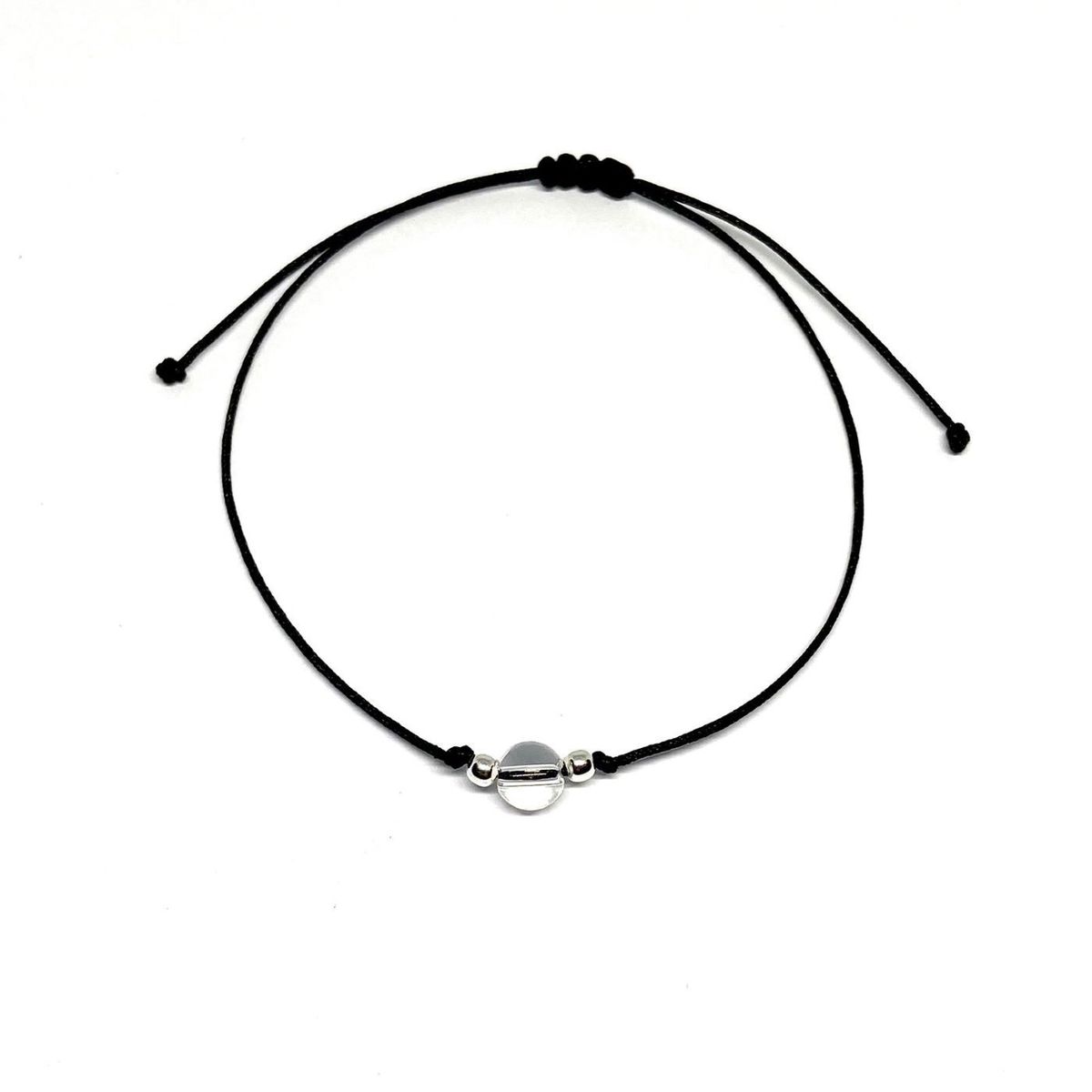 ESPIRAL ROJO - Pulsera Cuarzo Cristal - Enfoque y Claridad en Torno a un Deseo