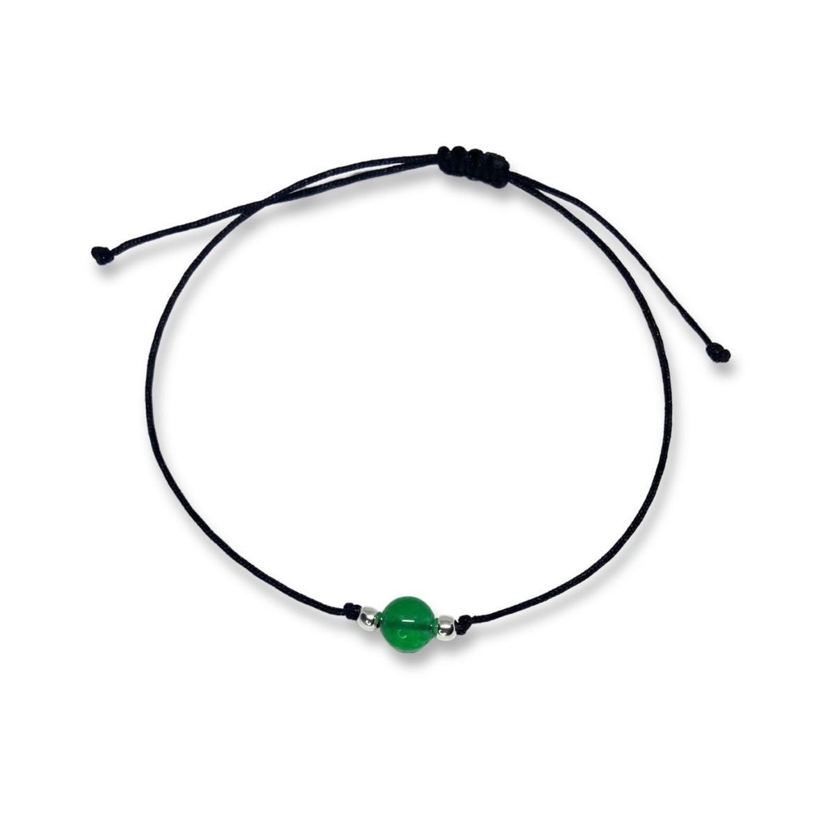 ESPIRAL ROJO - Pulsera Jade Verde - Equilibrio Mente y Cuerpo