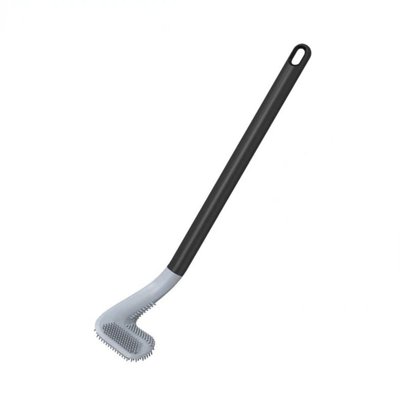 TODO FIT - Escobilla larga Cepillo para Limpieza Baño Inodoro Negro