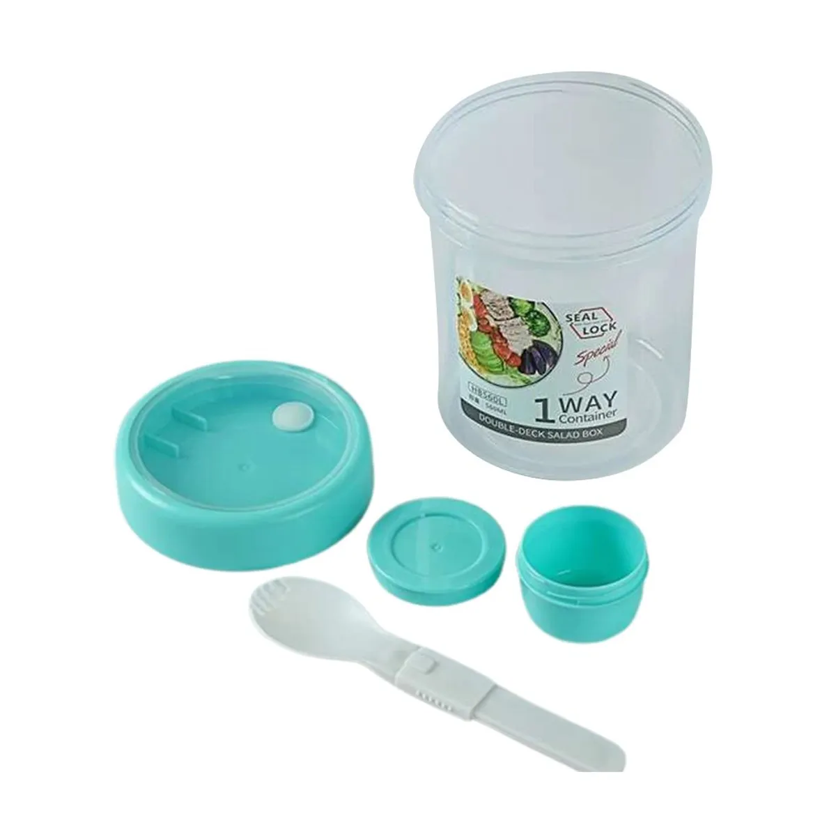 INSPIRA - Contenedor de Plástico Cilindrico 560 ml