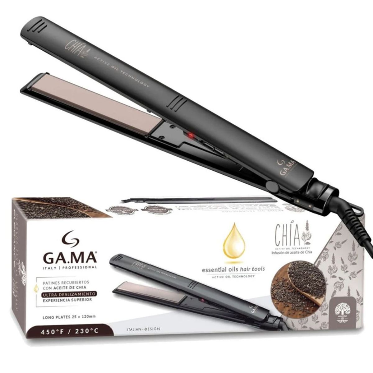 GAMA - Plancha De Cabello Gama Chia Elegance