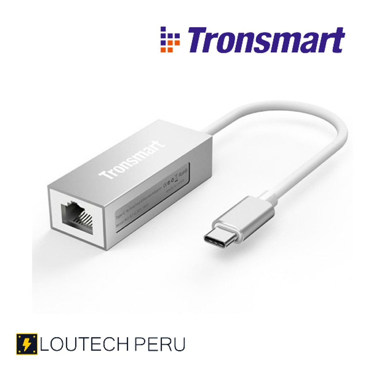 TRONSMART - TRONSMART  Adaptador Ethernet USB Tipo C a RJ45