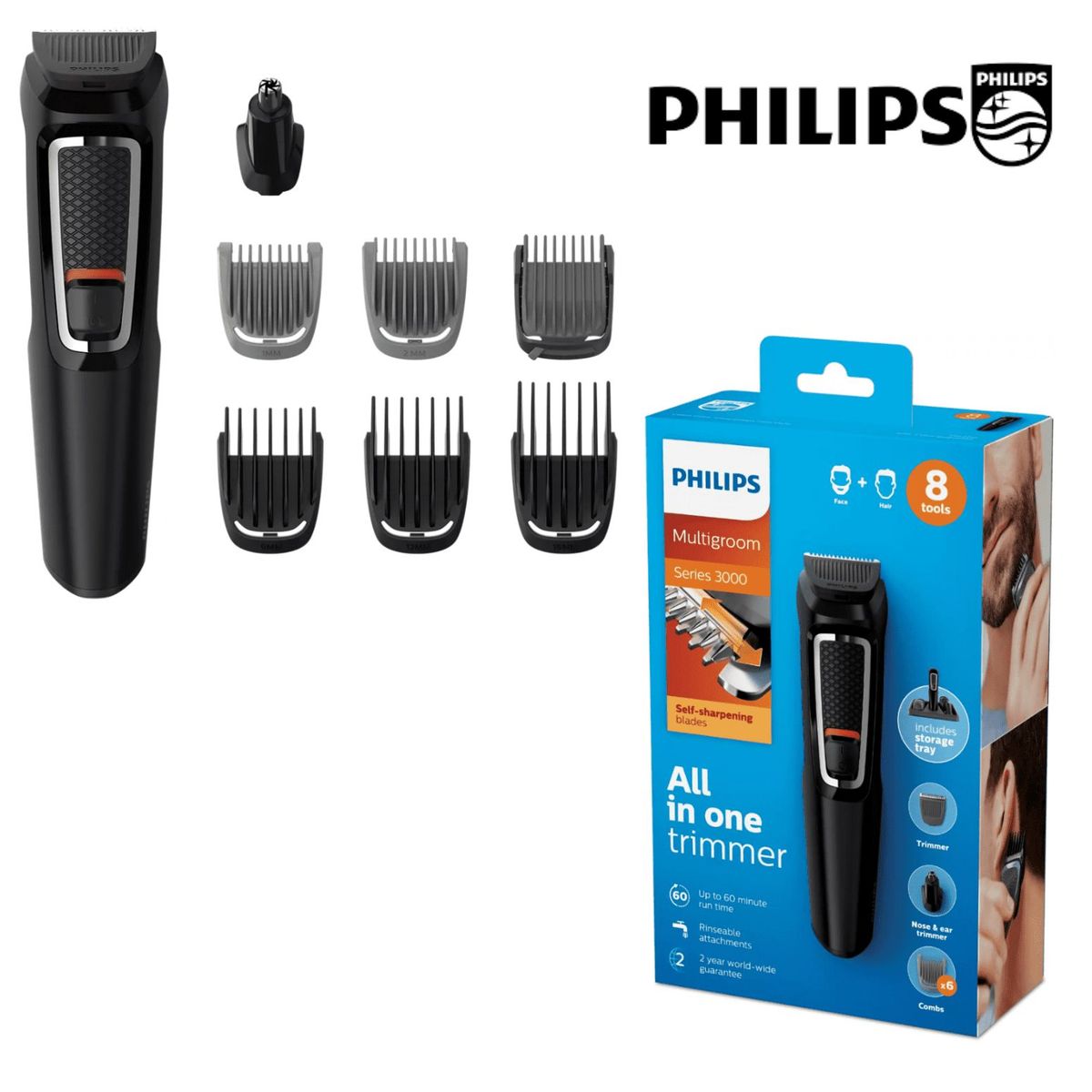 PHILIPS - Cortador De Cabello y Barba Philips MG3731