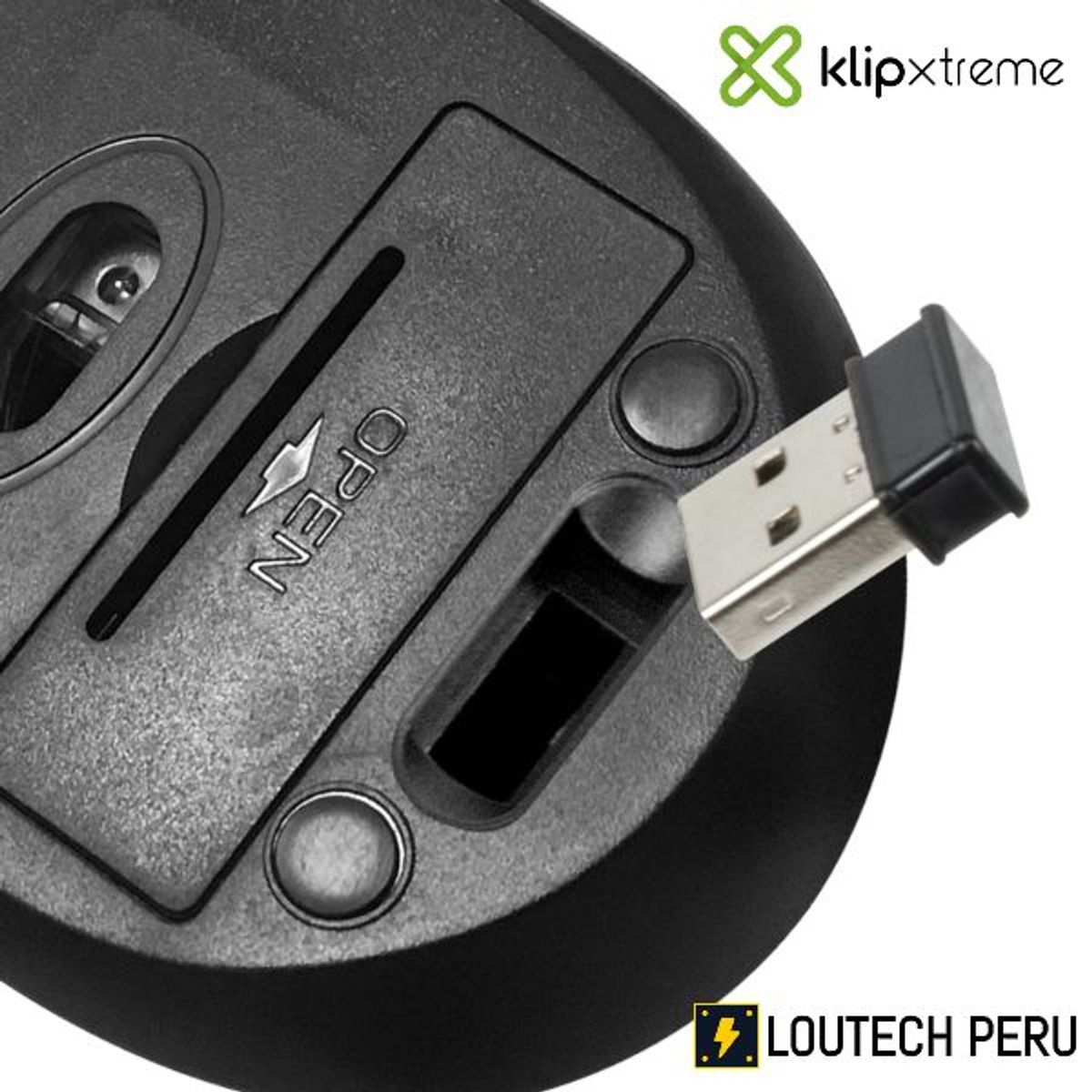 KLIP XTREME - KLIP XTREME  Mouse Inalámbrico Ergonómico