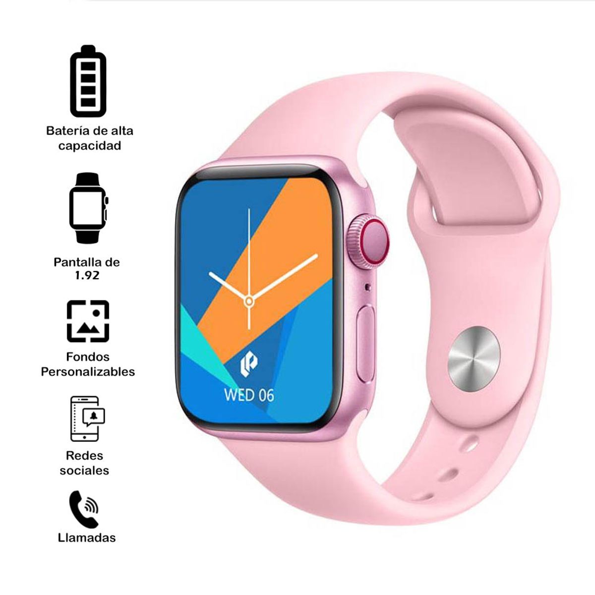 GENERICO - Smartwatch serie 9 T900 Max Rosa  2025