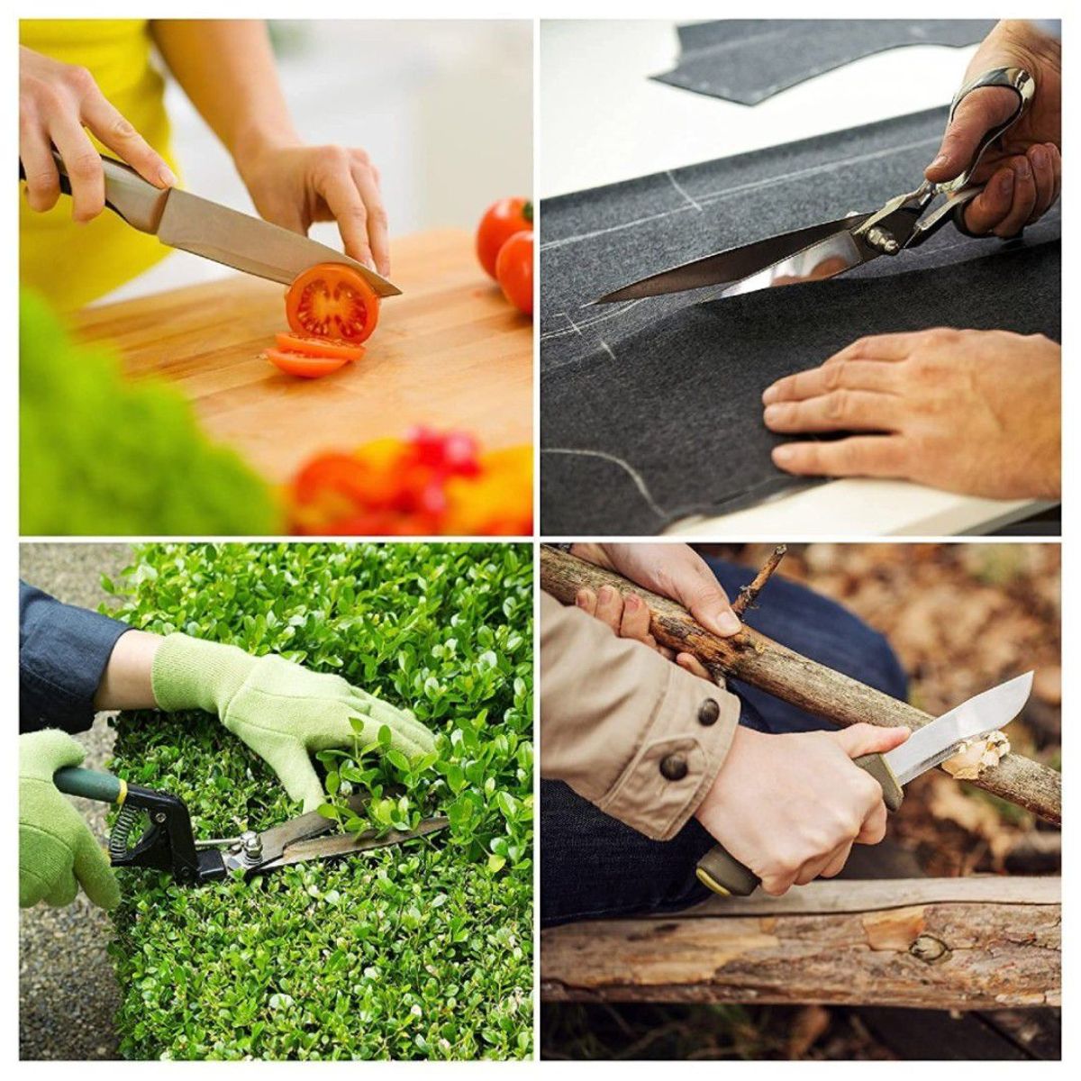 TODO FIT - PIEDRA WHETSTONE PARA AFILAR CUCHILLOS AMARILLO