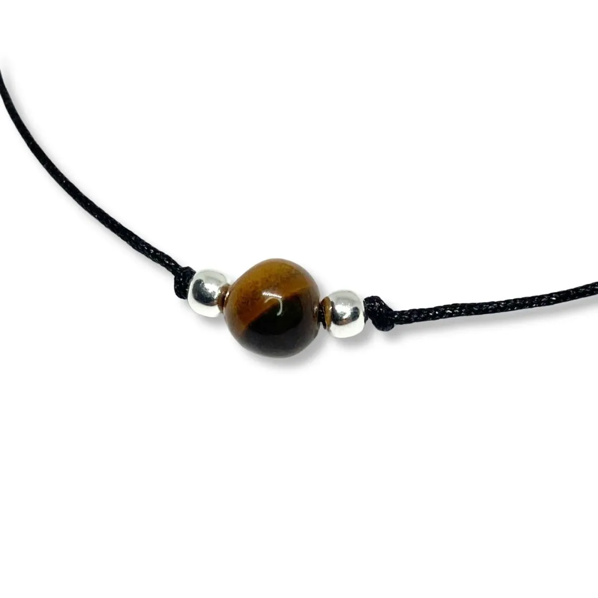 ESPIRAL ROJO - Pulsera Ojo de Tigre - Creatividad Fuerza y Equilibrio