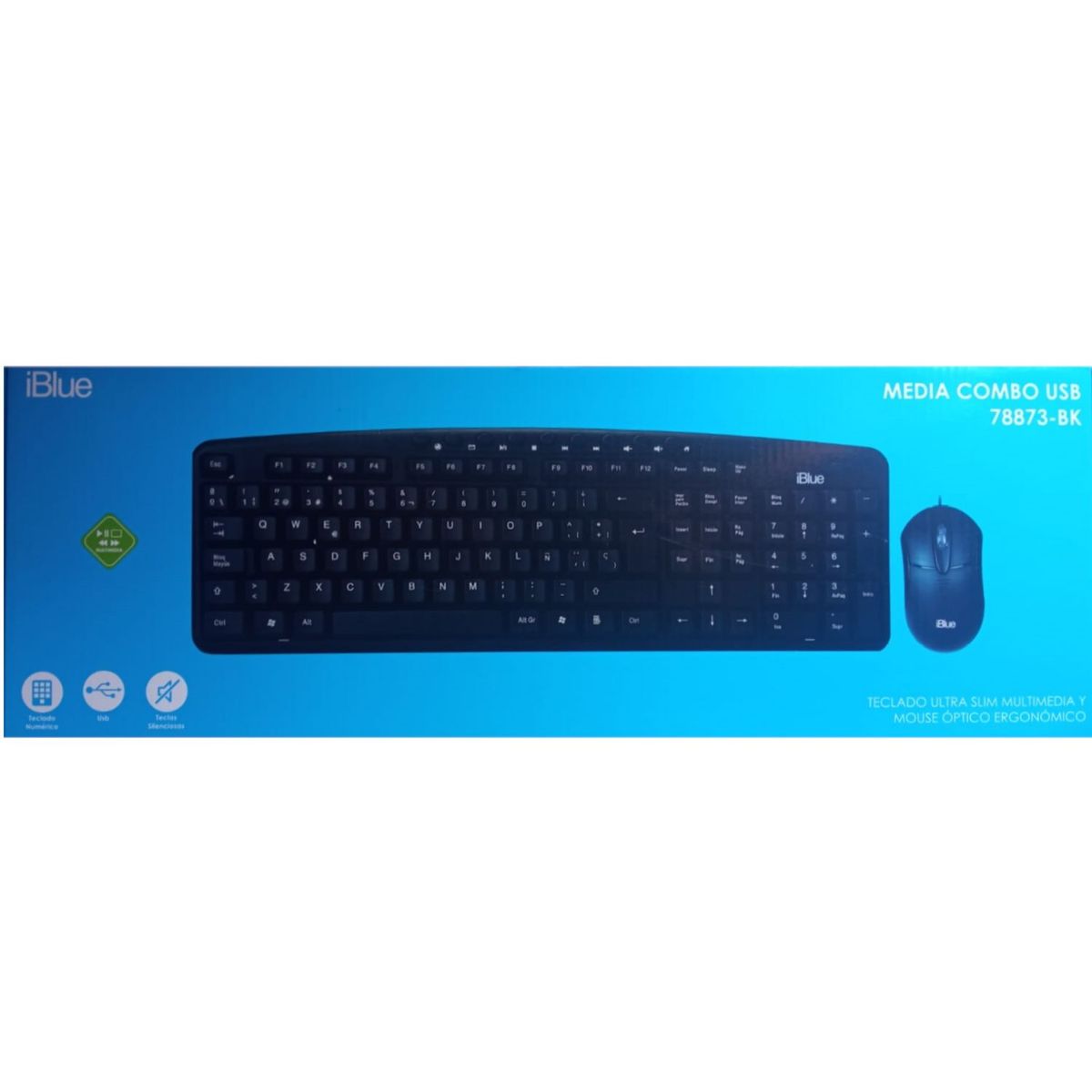 IBLUE - Combo Teclado y Mouse En Español Iblue
