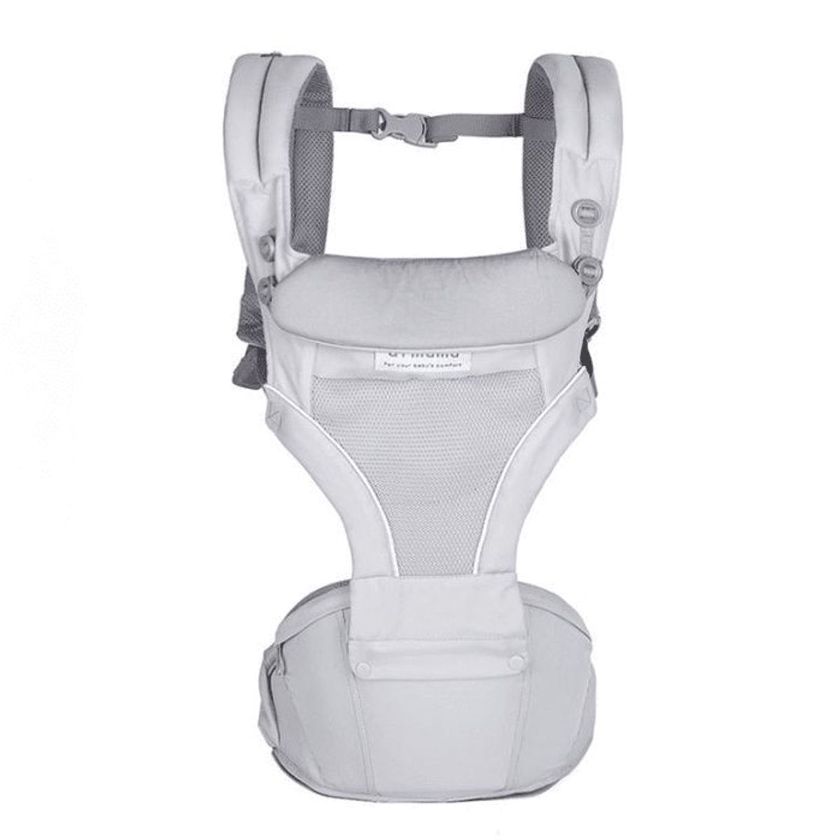 AIMAMA - Portabebe Gris con asiento para bebes