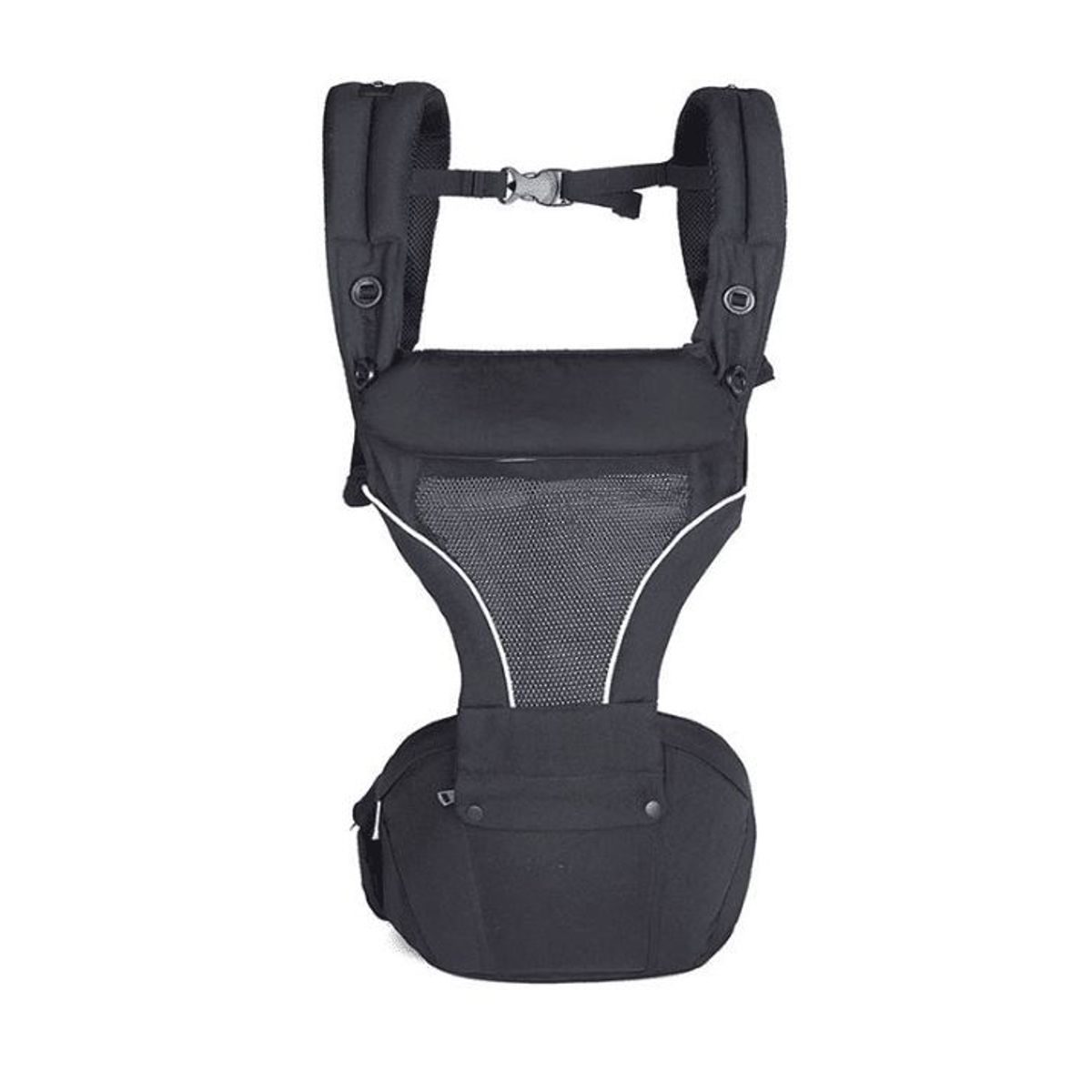 AIMAMA - Portabebe Negro con asiento para bebes