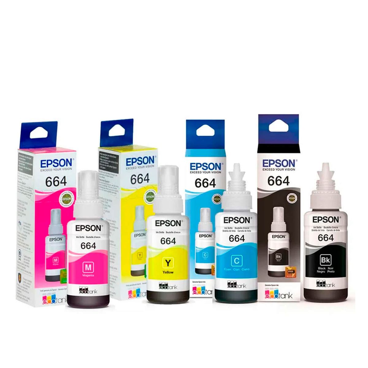 EPSON - JUEGO DE TINTA EPSON 664 (T664) ORIGINAL