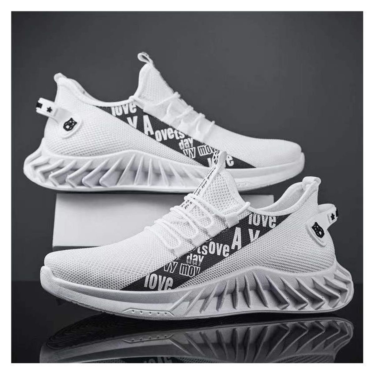 BLWOENS - Zapatillas deportivas para hombre - blanco