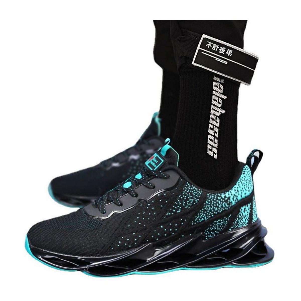 BLWOENS - Zapatos hombre casuales zapatillas -azul_.