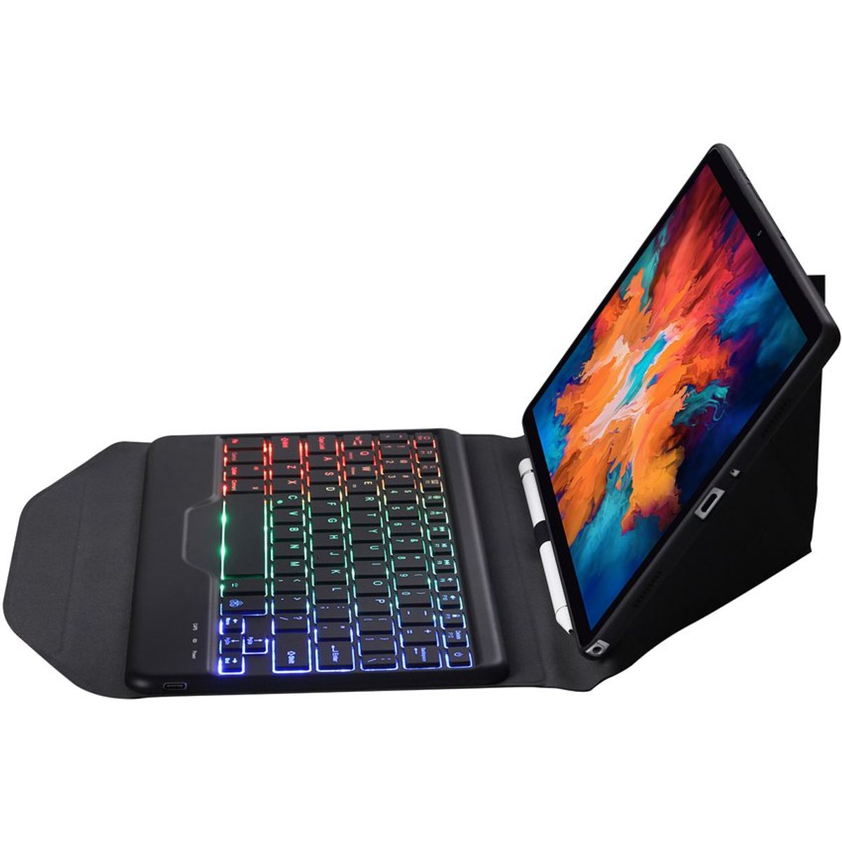 RENVMEXY - Funda Con Teclado Bluetooth Para Lenovo Xiaoxin Pro 11.5 Inch Negro
