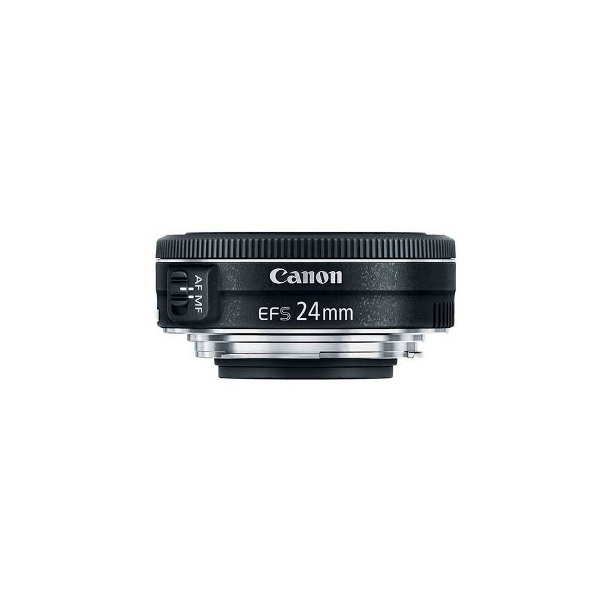 CANON - Canon EF-S 24mm f/2.8 STM Lens - Black