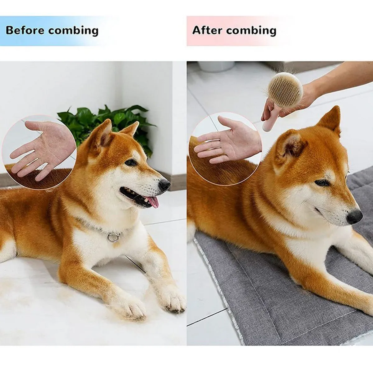 GENERICO - Mascotas - Cepillo removedor de pelo Rosado