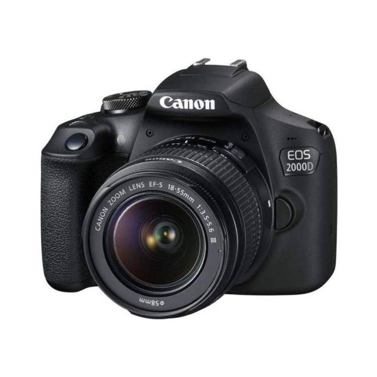 CANON - Canon EOS 2000D / Rebel T7 DSLR Camera con 18 - 55 II Lente Negro