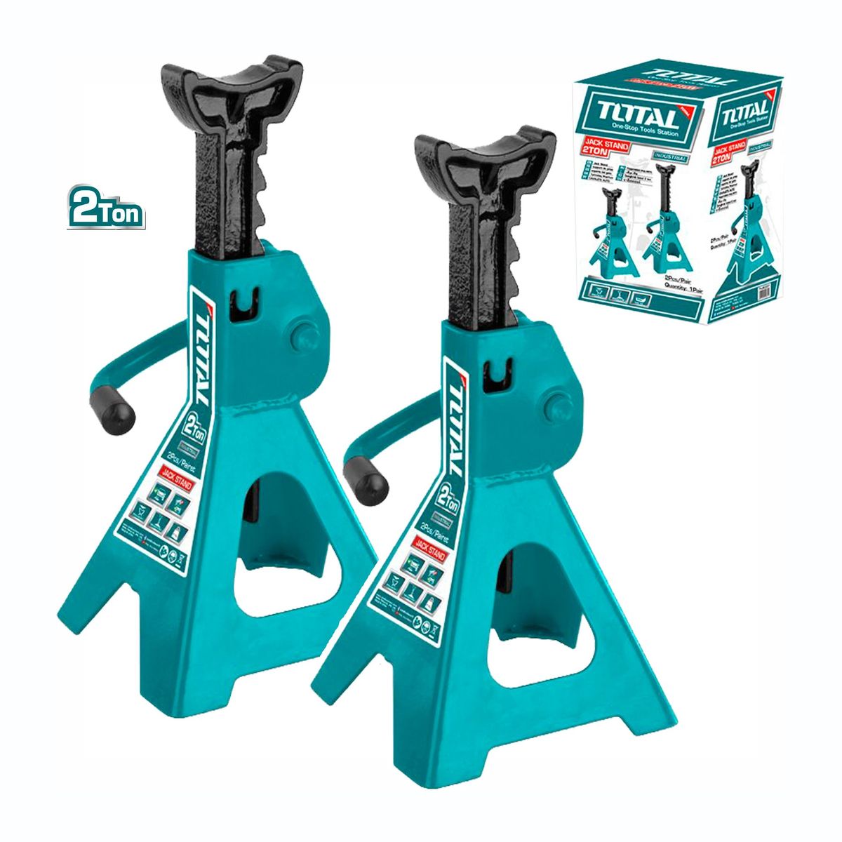 TOTAL TOOLS - CABALLETE 2 TONELADAS PARA AUTOS SPORTE GATA TORRE TOTAL - THJS0201