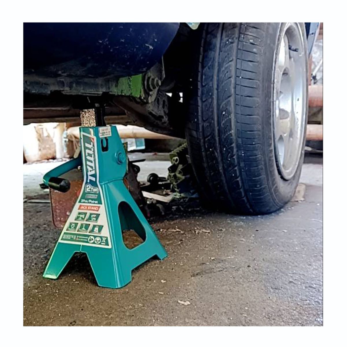 TOTAL TOOLS - CABALLETE 2 TONELADAS PARA AUTOS SPORTE GATA TORRE TOTAL - THJS0201