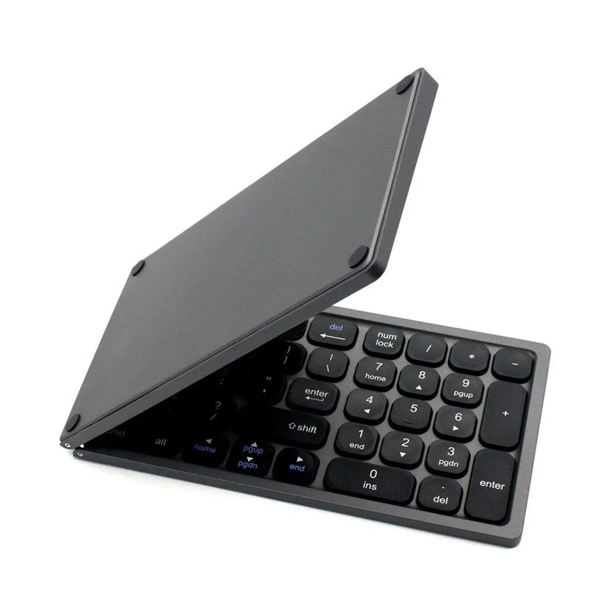 RENVMEXY - Teclado bluetooth plegable para sistema ios android windows gris