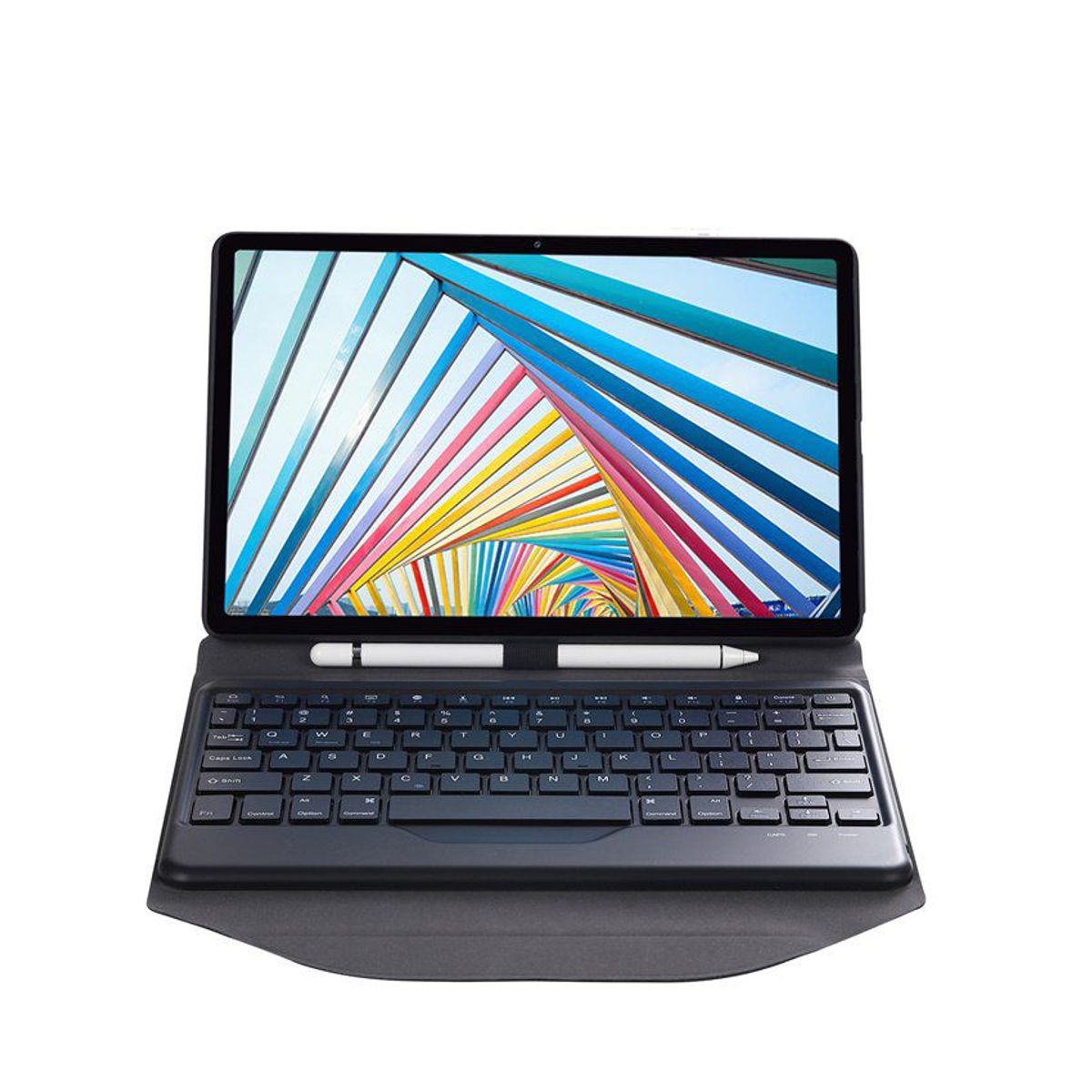 RENVMEXY - Funda con teclado bluetooth para lenovo m10 plus tb-125fu