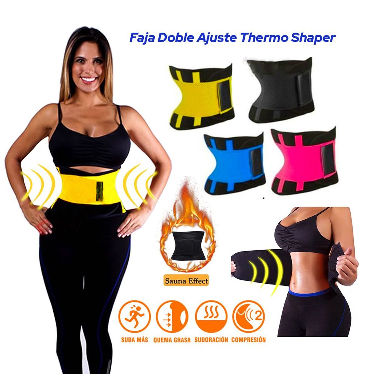 HOLGU - Faja Doble Ajuste Thermo Shaper