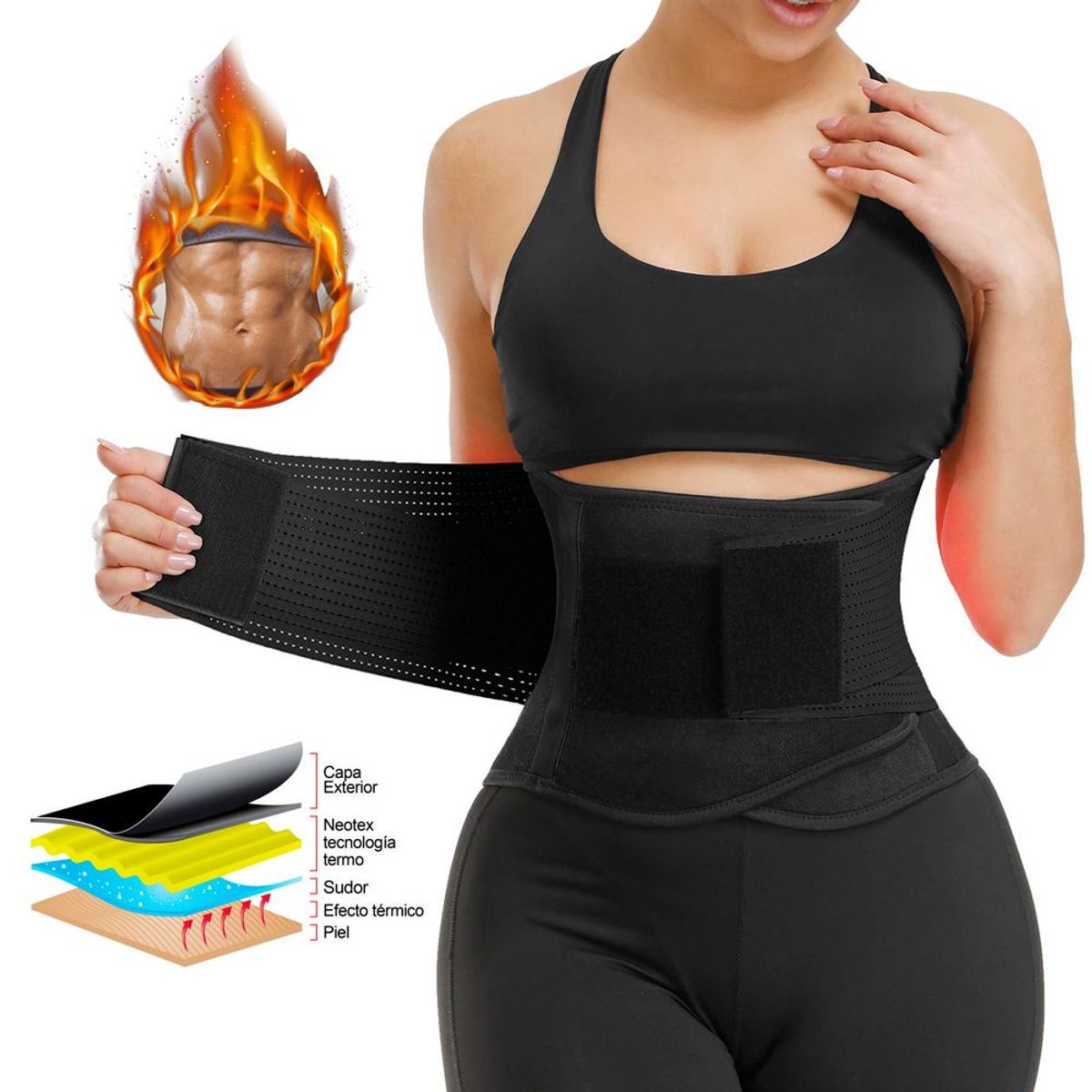 HOLGU - Faja Doble Ajuste Thermo Shaper