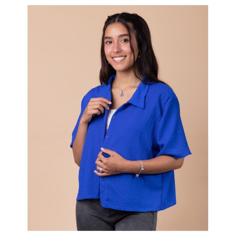 NEBULA - Blusa Yanixa - Azul.