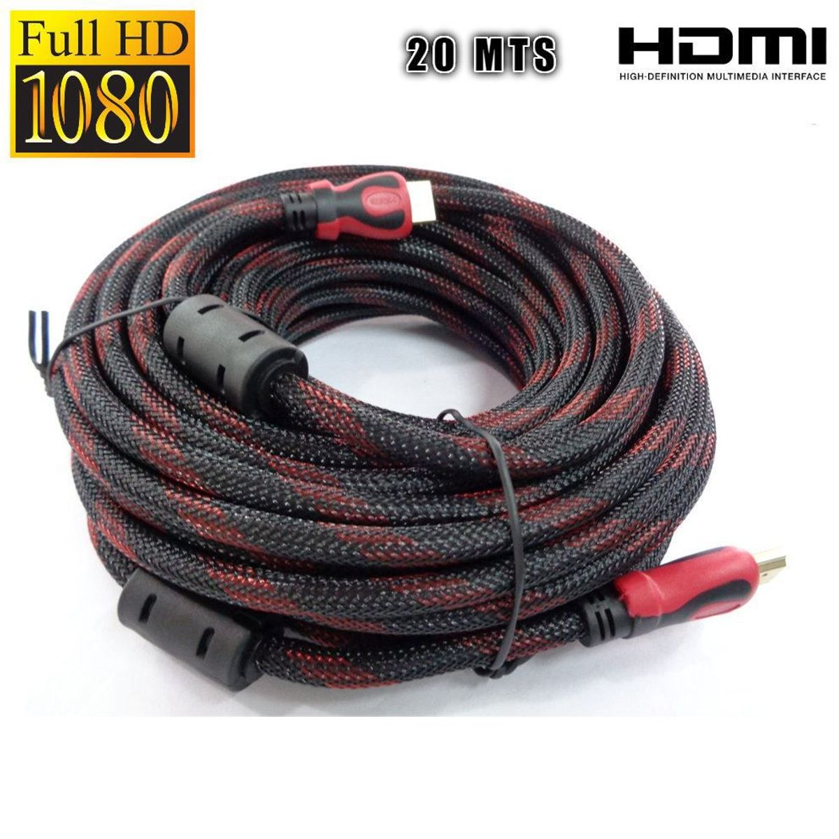 OEM - CABLE HDMI-HDMI 20METROS DE LONGITUD CON FILTRO Y TRENZADO