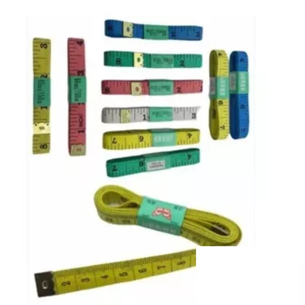 GENERICO - Cinta Metrica por 12 Piezas de 150cm 60 Pulgada para Costura