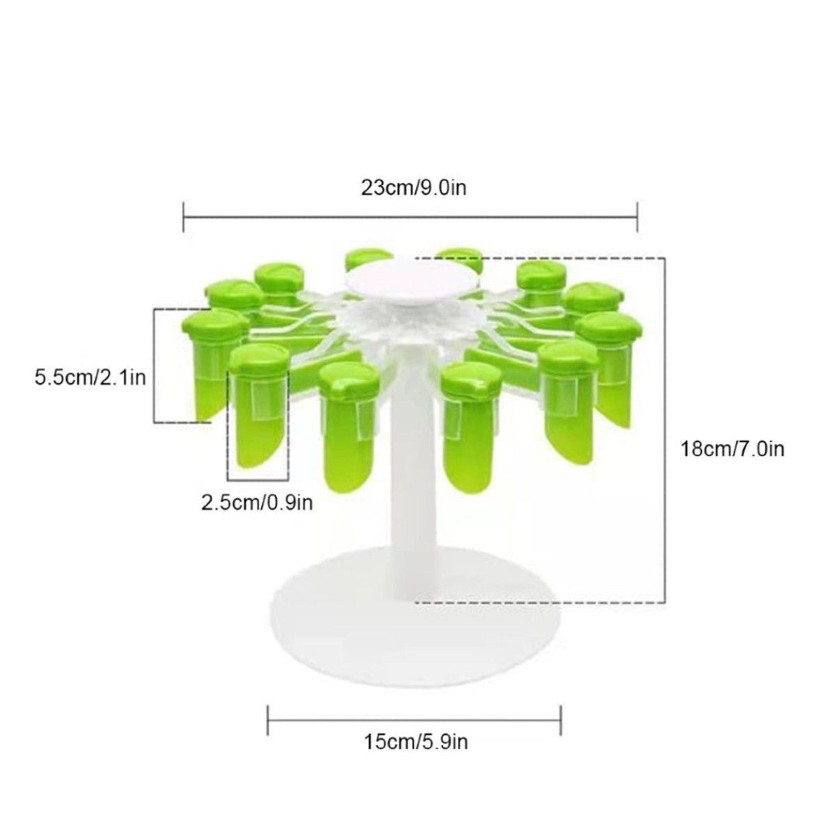 TODO FIT - Condimentero Estante Soporte de bolsas de especias Giratorio Almacenamiento