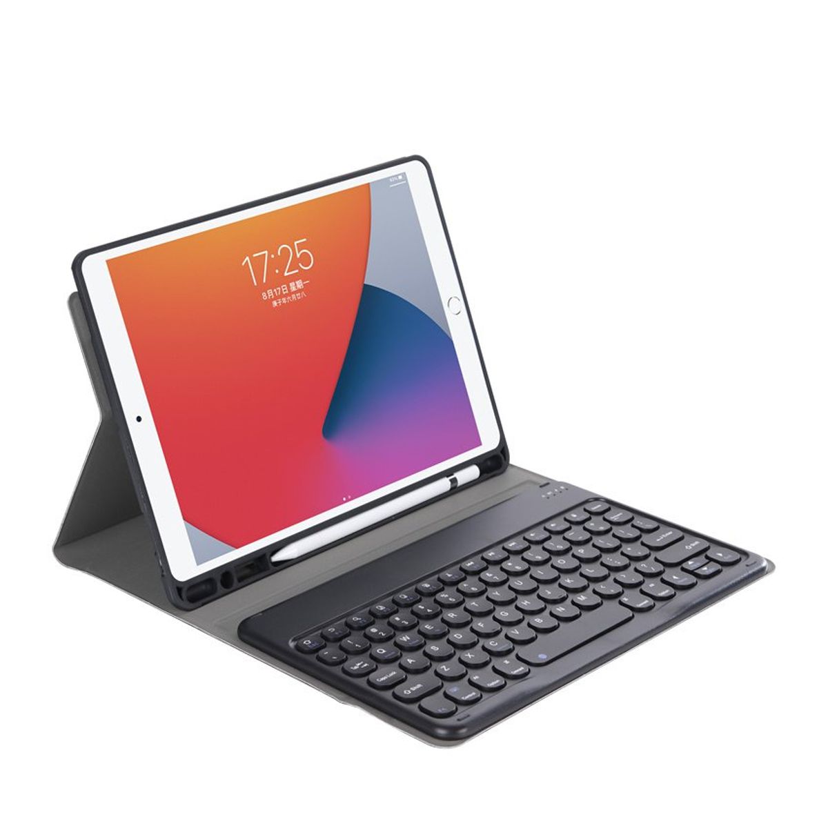 RENVMEXY - Teclado Bluetooth Para Samsung Tab S6 Lite 10.4 P610/P615 2020 Negro