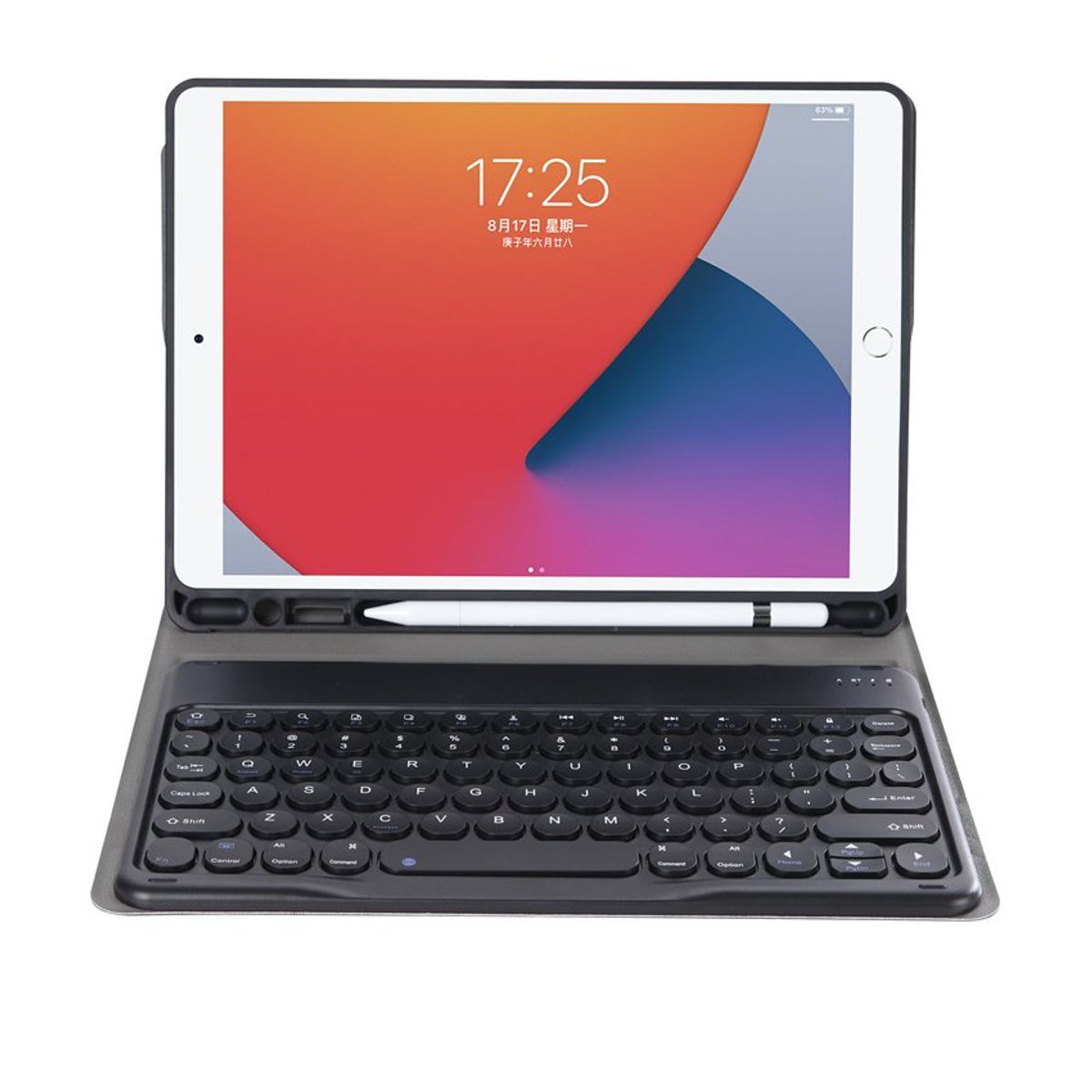 RENVMEXY - Teclado Bluetooth Para Samsung Tab S6 Lite 10.4 P610/P615 2020 Negro
