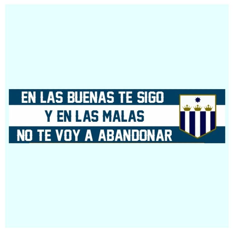 TODO FIT - Bandera Blanquiazul EN LAS BUENAS TE SIGO
