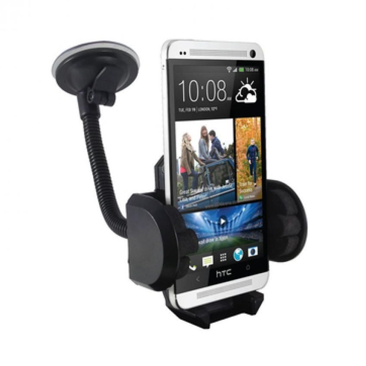 OEM - Holder Soporte Para Smartphones Celulares Auto De Vidrio Por Succión